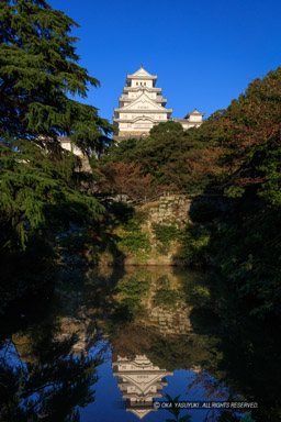 喜斎門跡付近から観た姫路城大天守東面|高解像度画像サイズ:5648 x 8472 pixels|写真番号:5DSA1089|撮影:Canon EOS 5DS