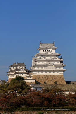 桜門橋から望む姫路城｜高解像度画像サイズ：5747 x 8620 pixels｜写真番号：5DSA1444｜撮影：Canon EOS 5DS