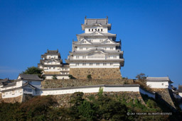姫路城三ノ丸から望む天守群|高解像度画像サイズ:8678 x 5785 pixels|写真番号:5DSA1449|撮影:Canon EOS 5DS