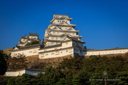 三ノ丸から観た姫路城｜高解像度画像サイズ：8133 x 5430 pixels｜写真番号：5DSA1613｜撮影：Canon EOS 5DS