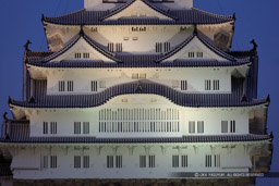 姫路城ライトアップ｜高解像度画像サイズ：8688 x 5792 pixels｜写真番号：5DSA1665｜撮影：Canon EOS 5DS
