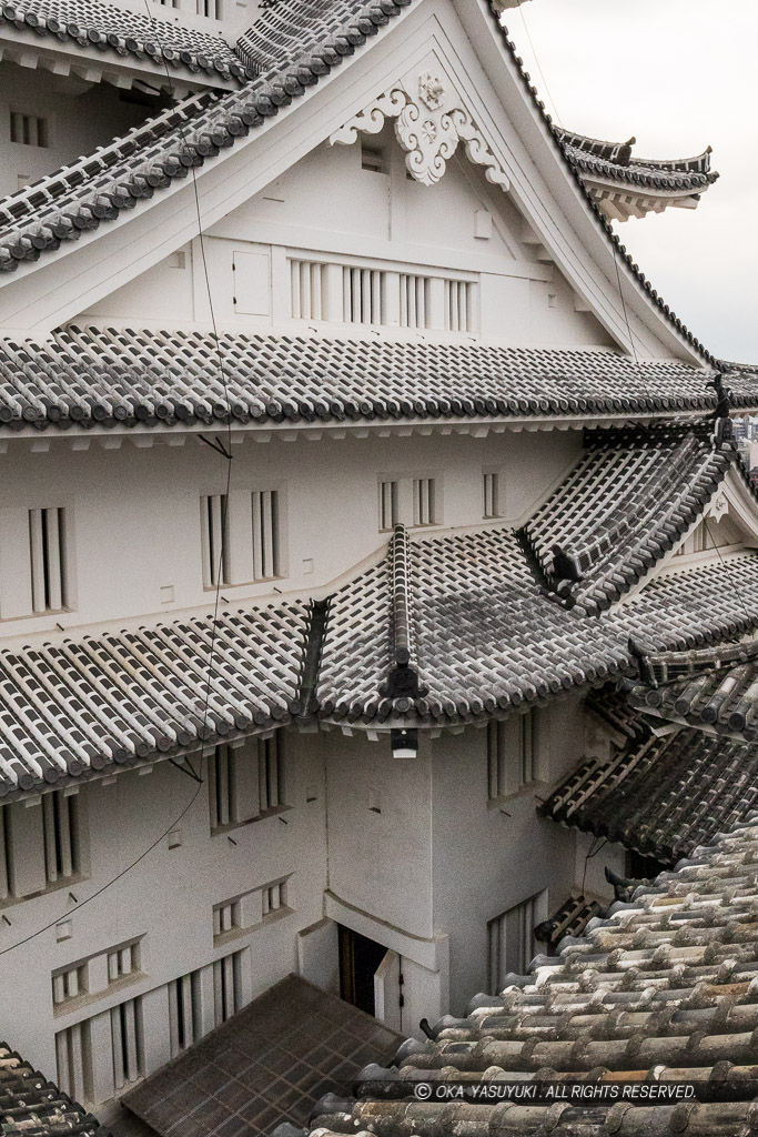 大天守地階扉・乾小天守から