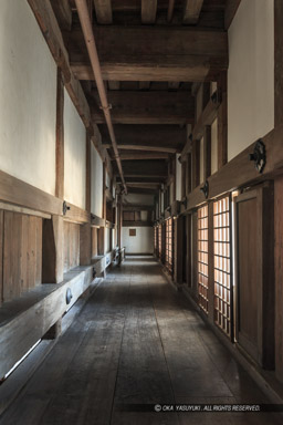 大天守・3階・北側の石打棚上部|高解像度画像サイズ:3377 x 5065 pixels|写真番号:1DX_7404|撮影:Canon EOS-1D X