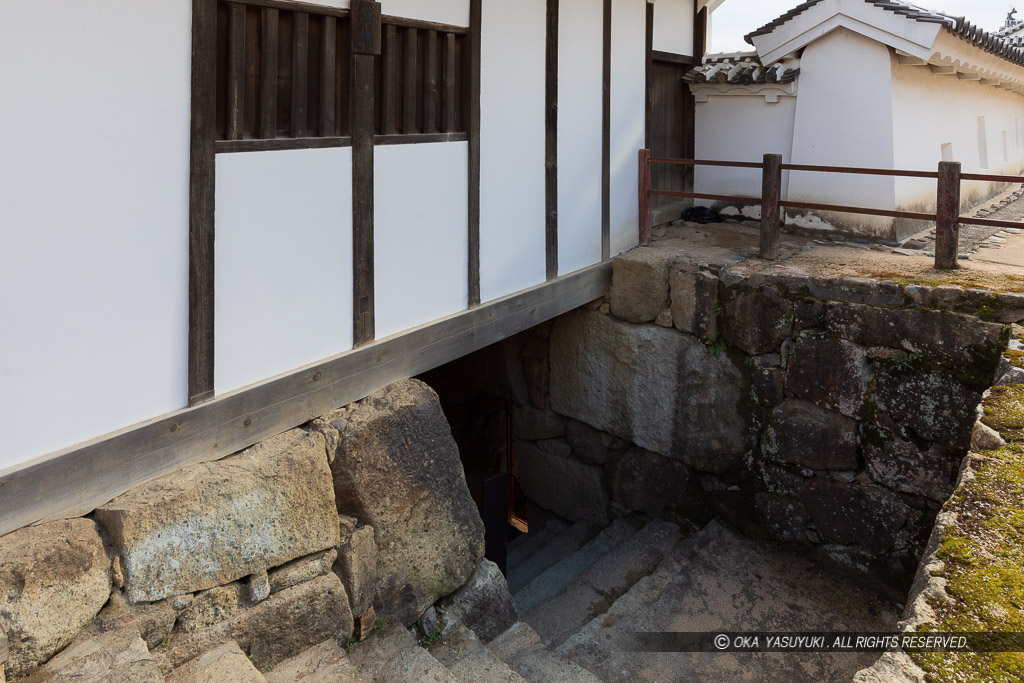 帯の櫓の地下通路