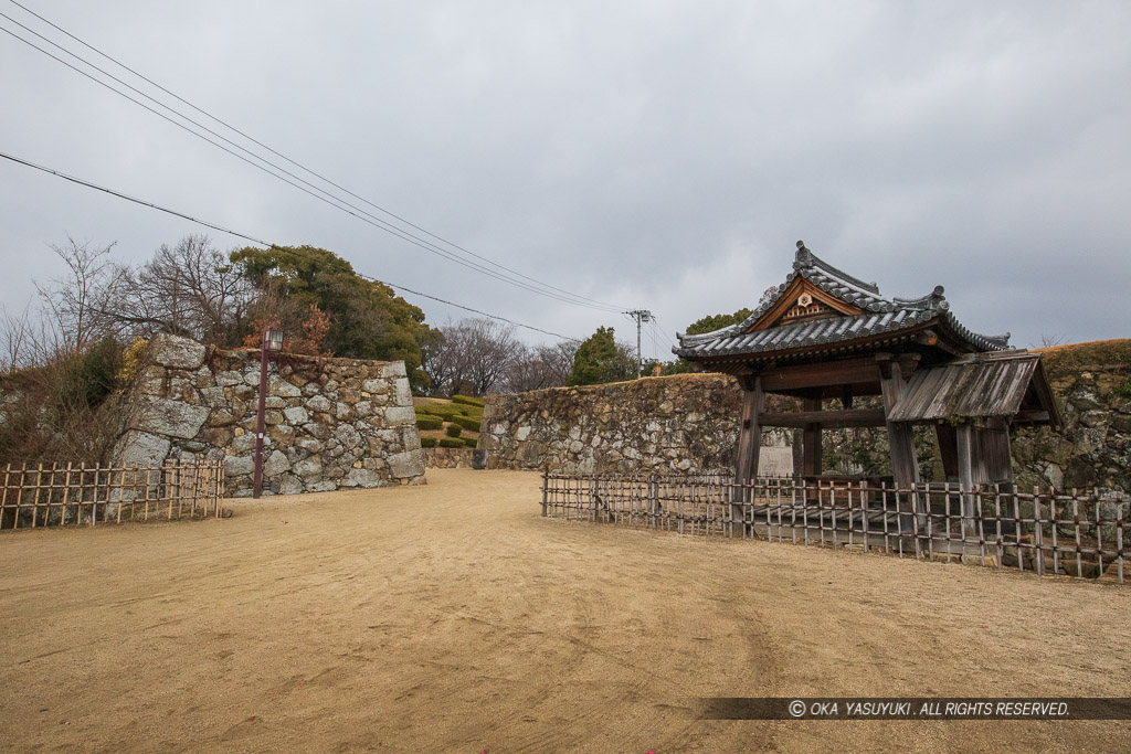 姫路城清水門跡