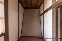折廻櫓2階・天守台に沿う壁|高解像度画像サイズ:6720 x 4480 pixels|写真番号:5D4A6292|撮影:Canon EOS 5D Mark IV