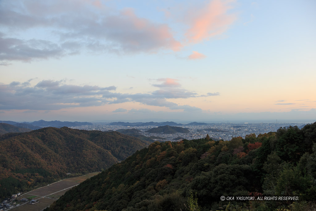 書写山円教寺から望む播磨平野