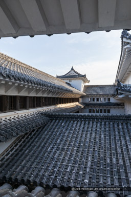 乾小天守2階から東を望む|高解像度画像サイズ:4480 x 6720 pixels|写真番号:5D4A4715|撮影:Canon EOS 5D Mark IV