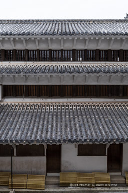 ロの渡櫓・天守曲輪内庭側から|高解像度画像サイズ:3726 x 5590 pixels|写真番号:IMG_1298|撮影:Canon EOS KISS M