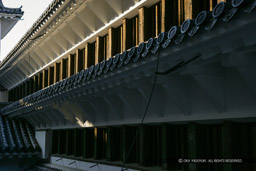 ロの渡櫓の頬杖・天守曲輪内庭側から|高解像度画像サイズ:4992 x 3328 pixels|写真番号:VJ7Z3276|撮影:Canon EOS-1Ds Mark II