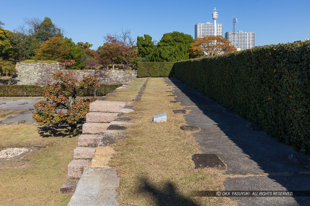 広島城二の丸多聞櫓跡