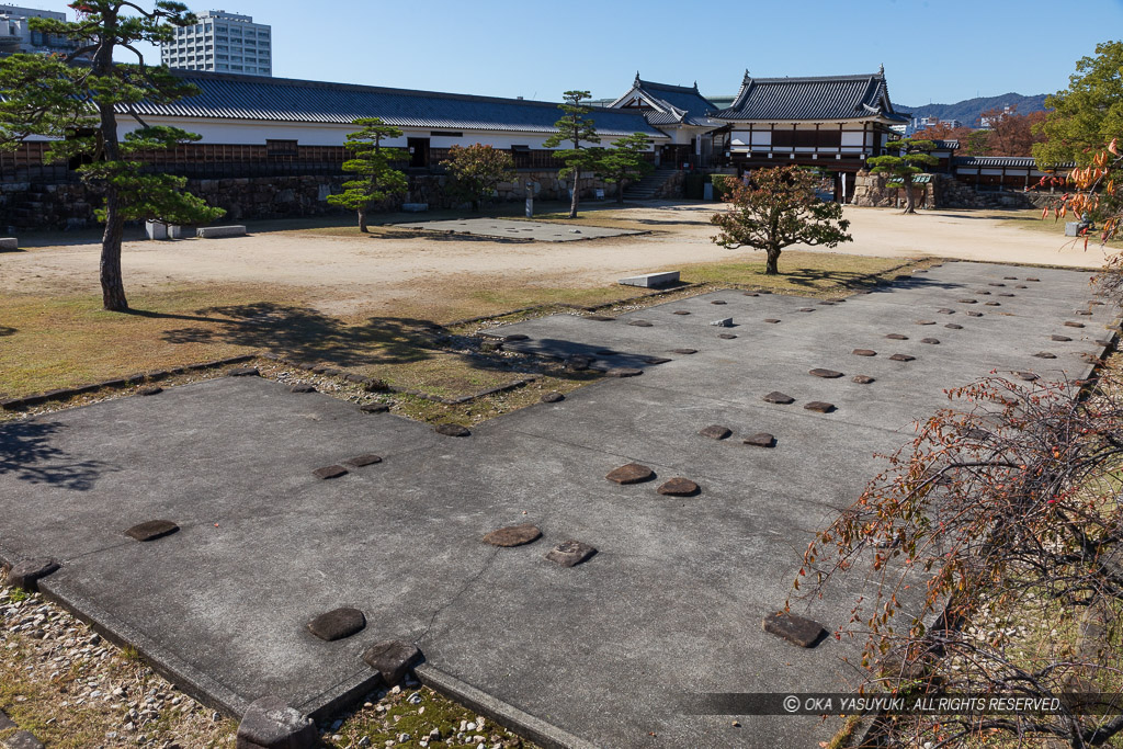 広島城二の丸馬屋跡