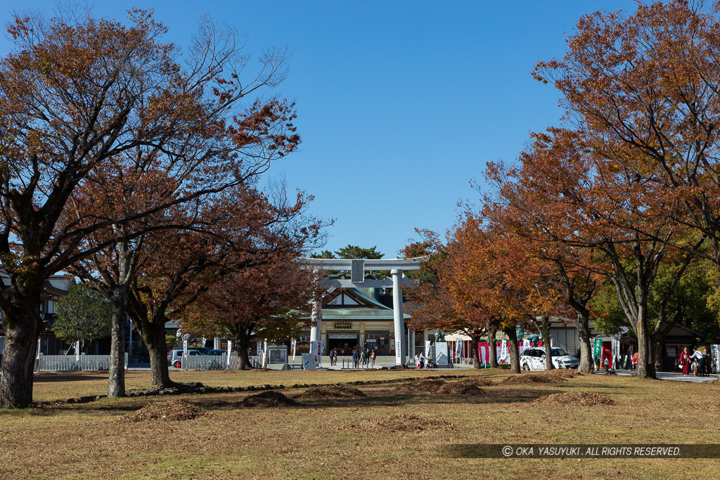 広島城本丸下段