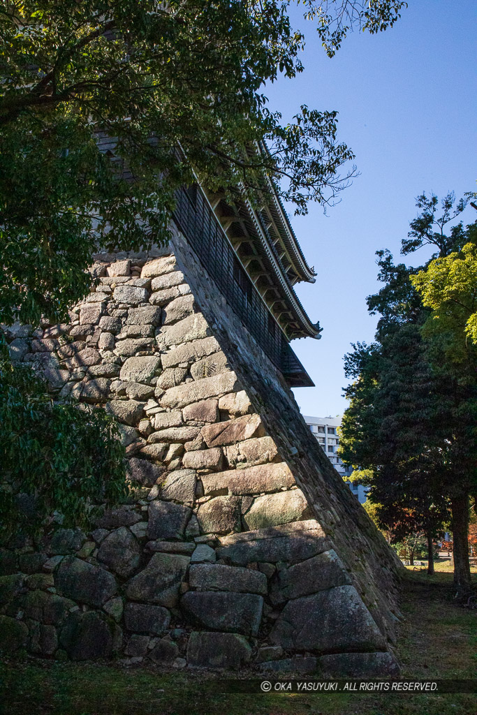 広島城天守台北側