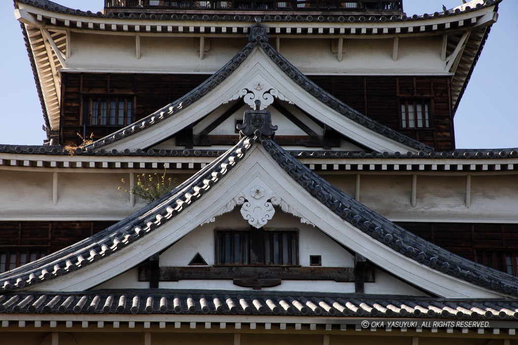 広島城天守閣東面