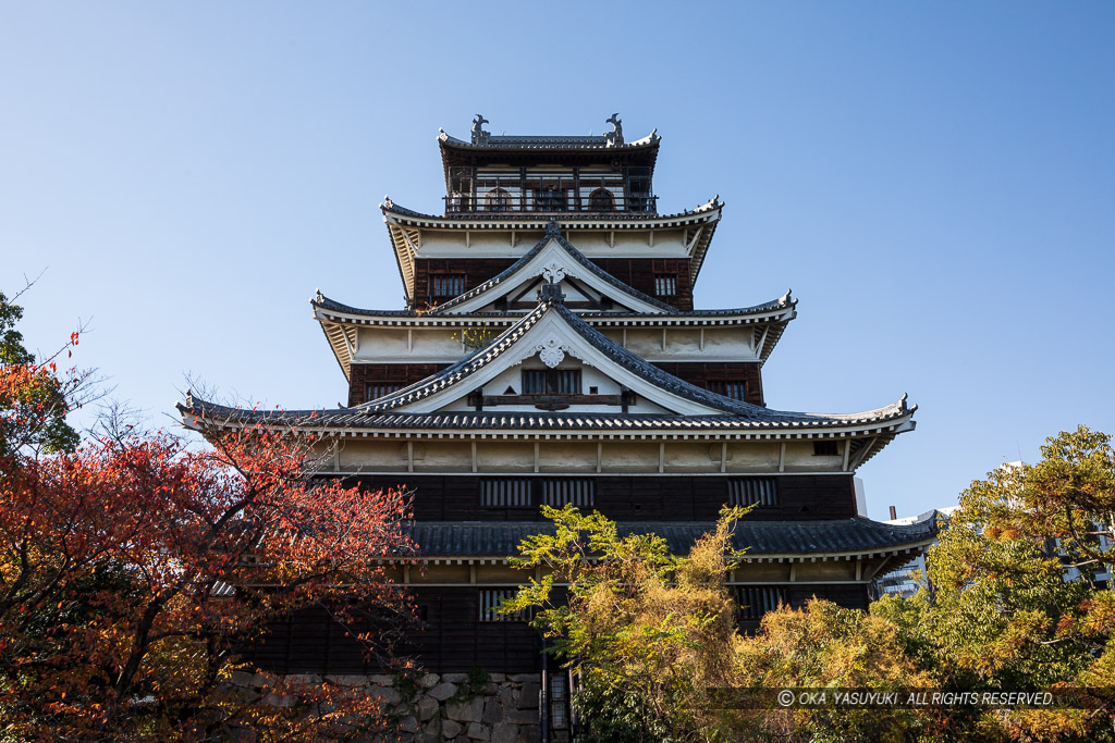 広島城天守閣東面