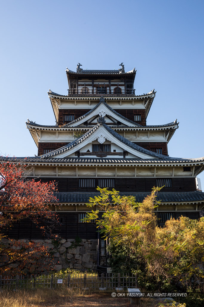 広島城天守閣東面