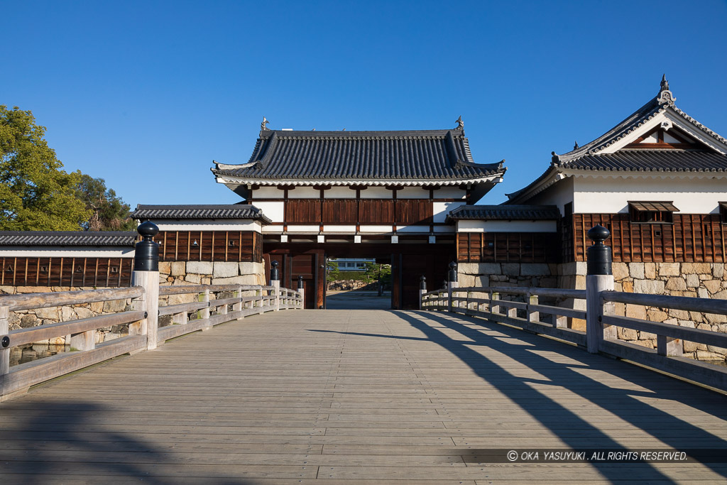 広島城二の丸表御門・平櫓・多聞櫓