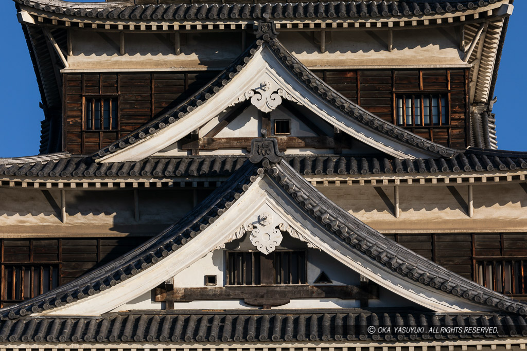 広島城天守閣千鳥破風