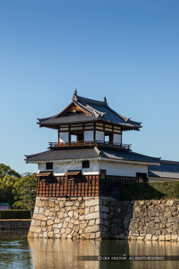 広島城二の丸太鼓櫓｜高解像度画像サイズ：4480 x 6720 pixels｜写真番号：5D4A3948｜撮影：Canon EOS 5D Mark IV