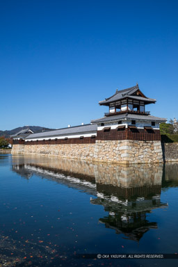 広島城二の丸太鼓櫓と多聞櫓|高解像度画像サイズ:4374 x 6561 pixels|写真番号:5D4A3960|撮影:Canon EOS 5D Mark IV