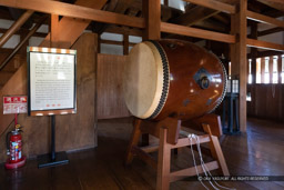 広島城二の丸太鼓櫓1階|高解像度画像サイズ:6720 x 4480 pixels|写真番号:5D4A4076|撮影:Canon EOS 5D Mark IV