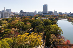 広島城天守閣最上階から南を望む｜高解像度画像サイズ：6299 x 4199 pixels｜写真番号：5D4A4242｜撮影：Canon EOS 5D Mark IV