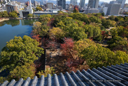 広島城天守閣から東を望む｜高解像度画像サイズ：6720 x 4480 pixels｜写真番号：5D4A4246｜撮影：Canon EOS 5D Mark IV