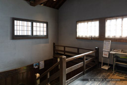 広島城天守閣付櫓内部|高解像度画像サイズ:6720 x 4480 pixels|写真番号:5D4A4259|撮影:Canon EOS 5D Mark IV