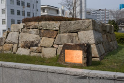 広島城石垣モニュメント|高解像度画像サイズ:4730 x 3154 pixels|写真番号:VJ7Z3944|撮影:Canon EOS-1Ds Mark II