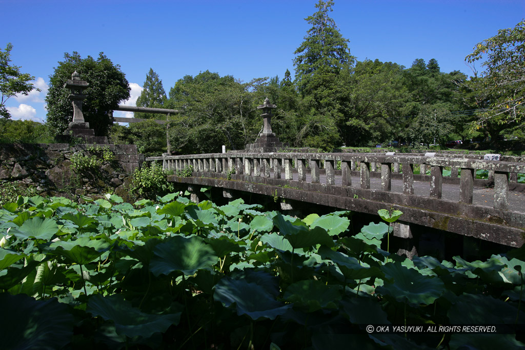 人吉城の御館御門橋