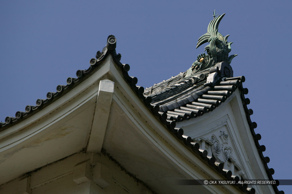伊賀上野城天守の鯱