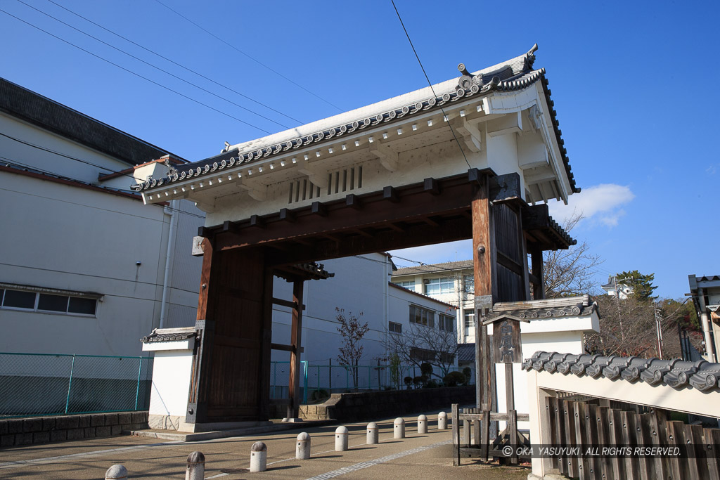伊賀上野城の白鳳門