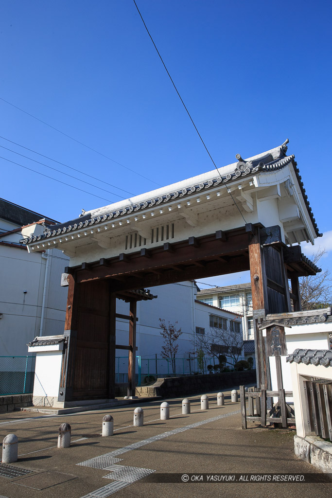 伊賀上野城の白鳳門