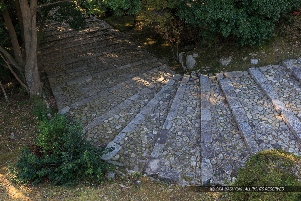 伊賀上野城の登城路