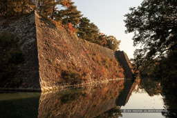 伊賀上野城の本丸西面高石垣｜高解像度画像サイズ：5184 x 3456 pixels｜写真番号：1DX_6221｜撮影：Canon EOS-1D X