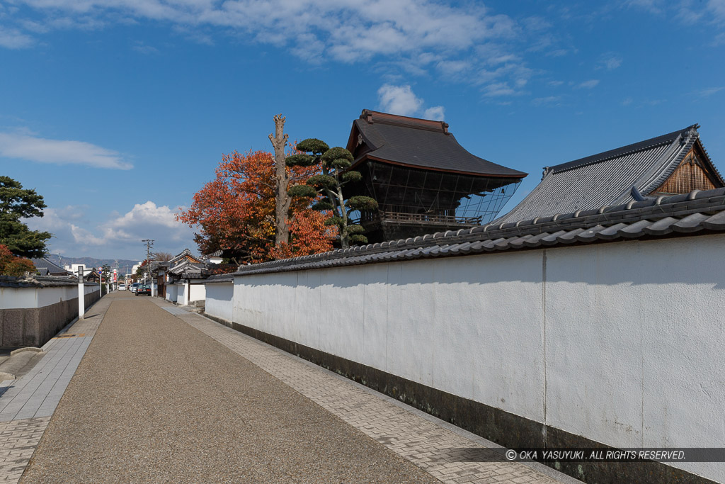 寺町・城下町東端