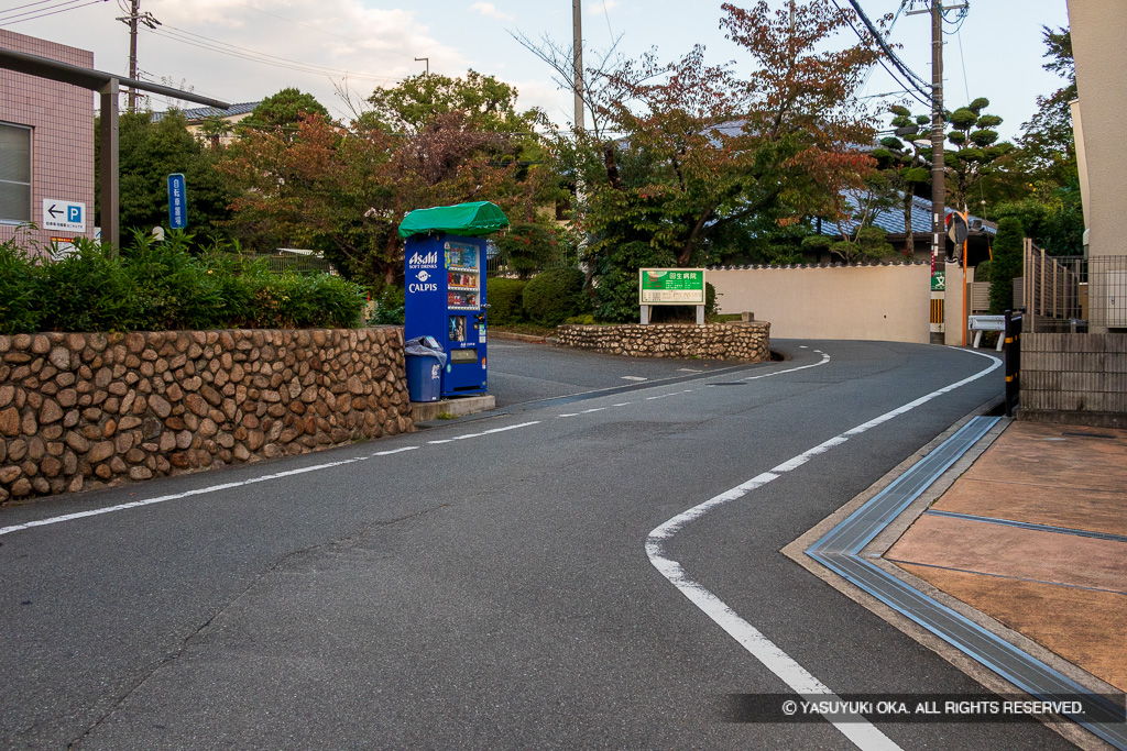 三ノ丸の堀跡