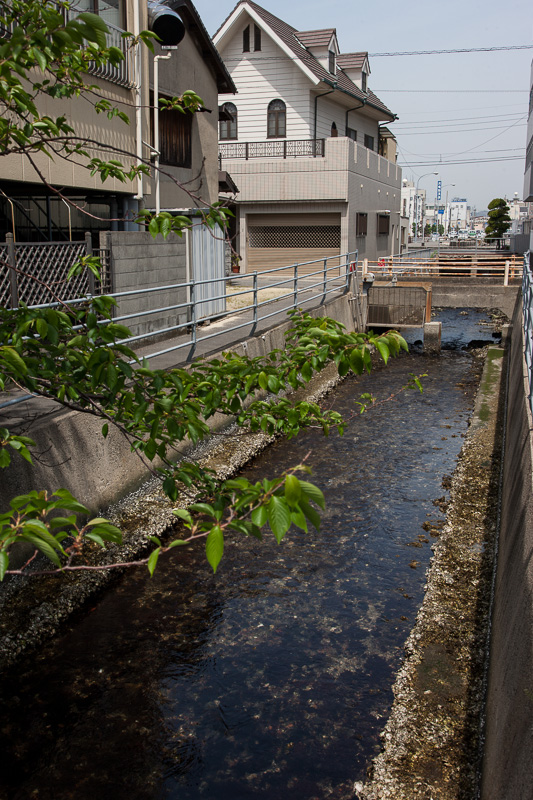 海から内堀に通じる溝