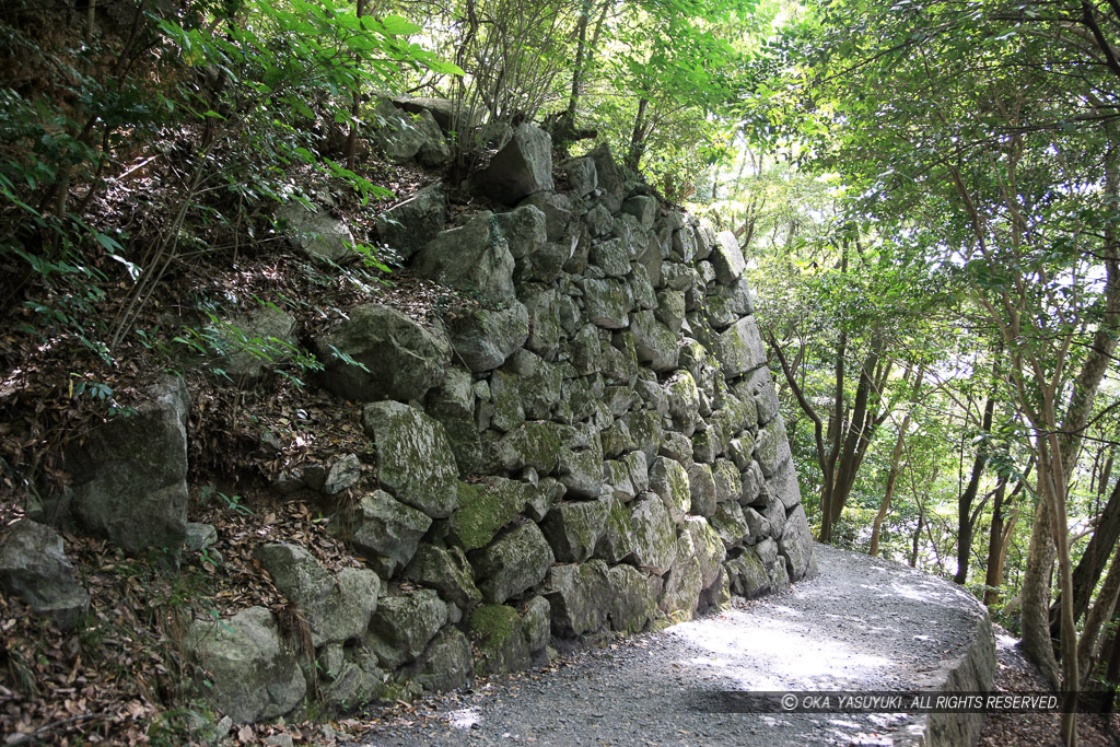 二ノ丸下の石垣