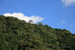 岩国城天守遠景｜高解像度画像サイズ：5616 x 3744 pixels｜写真番号：1P3J5078｜撮影：Canon EOS-1Ds Mark III