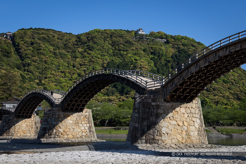 錦帯橋と岩国城