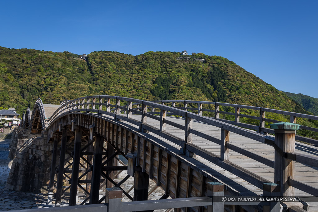 錦帯橋と岩国城（横山城）