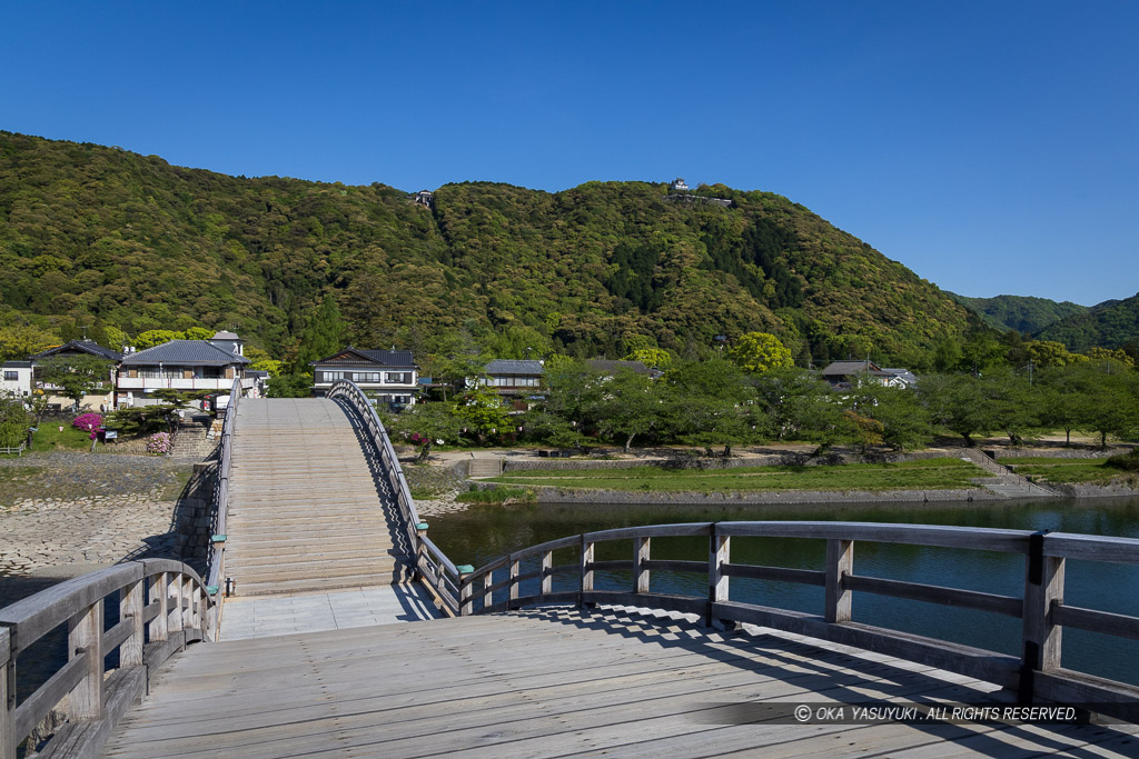 錦帯橋と岩国城（横山城）