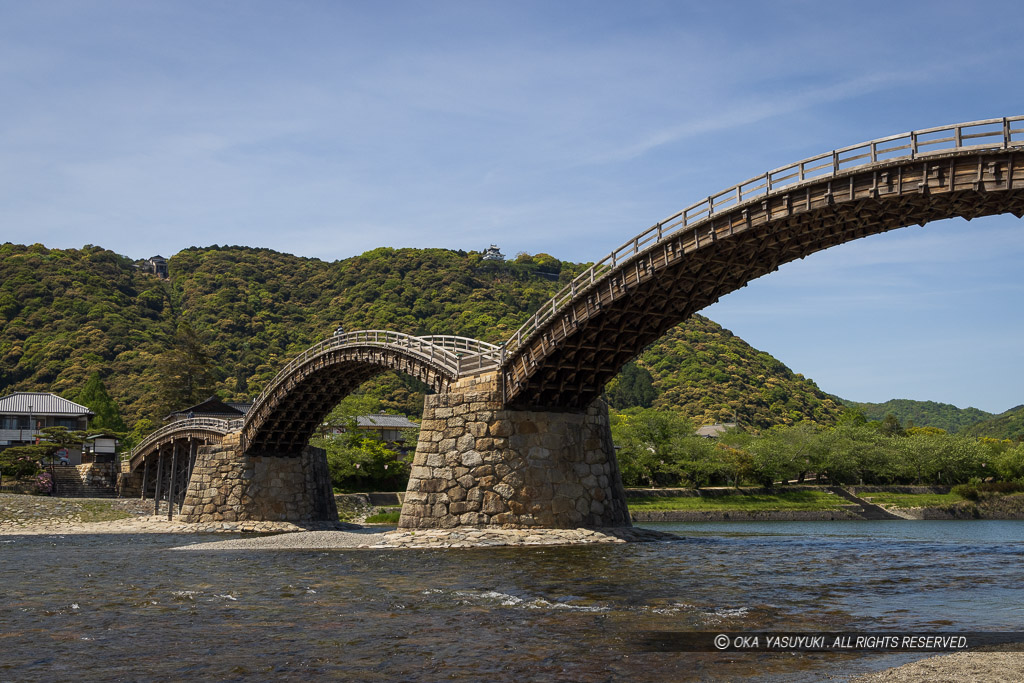 錦帯橋・錦川・岩国城（横山城）