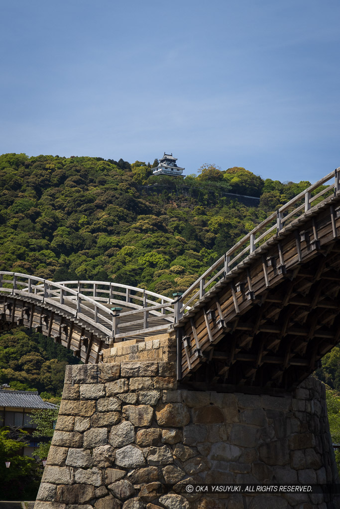 錦帯橋と岩国城（横山城）