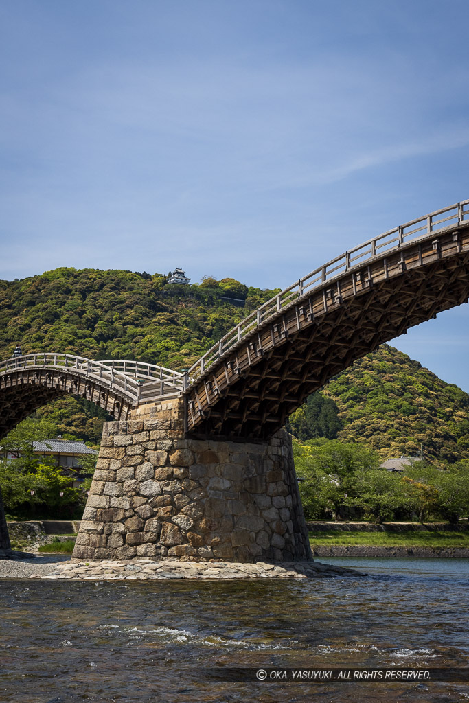 錦帯橋・錦川・岩国城（横山城）