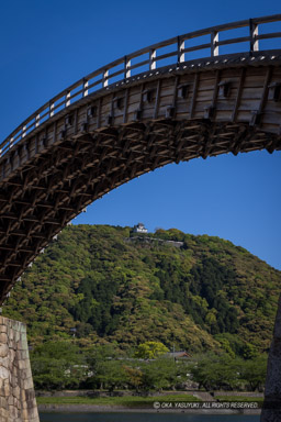 錦帯橋と岩国城｜高解像度画像サイズ：5464 x 8192 pixels｜写真番号：344A3172｜撮影：Canon EOS R5