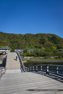 錦帯橋と岩国城（横山城）｜高解像度画像サイズ：5464 x 8192 pixels｜写真番号：344A3202｜撮影：Canon EOS R5