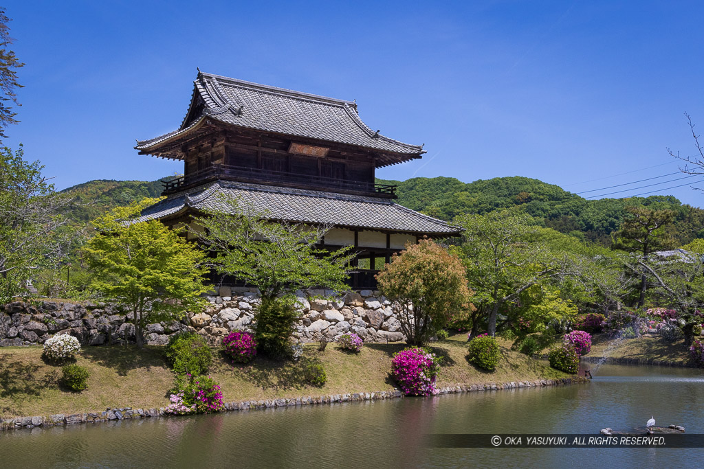 御土居の矢倉跡・吉香神社絵馬堂